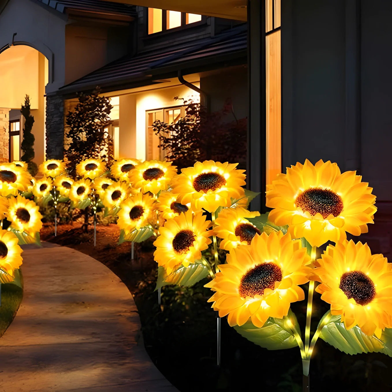 Geotict™ – Solar Sunflower LED Lights