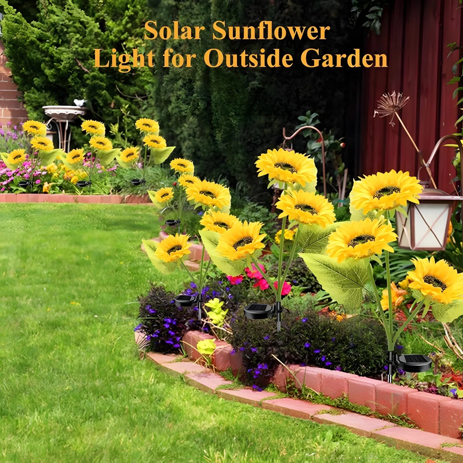 Geotict™ – Solar Sunflower LED Lights