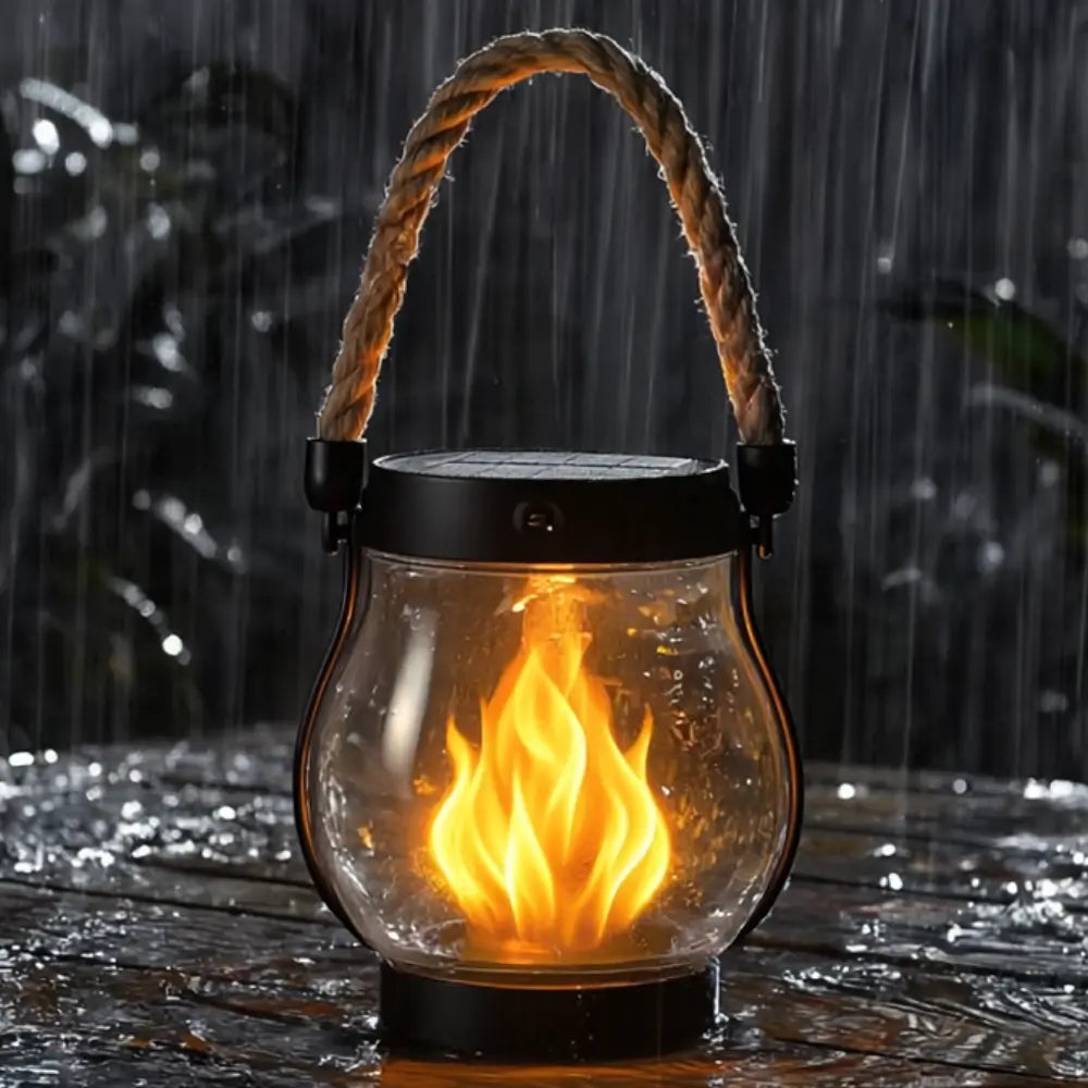 2-Pack Solar Lantern Outdoor Lights