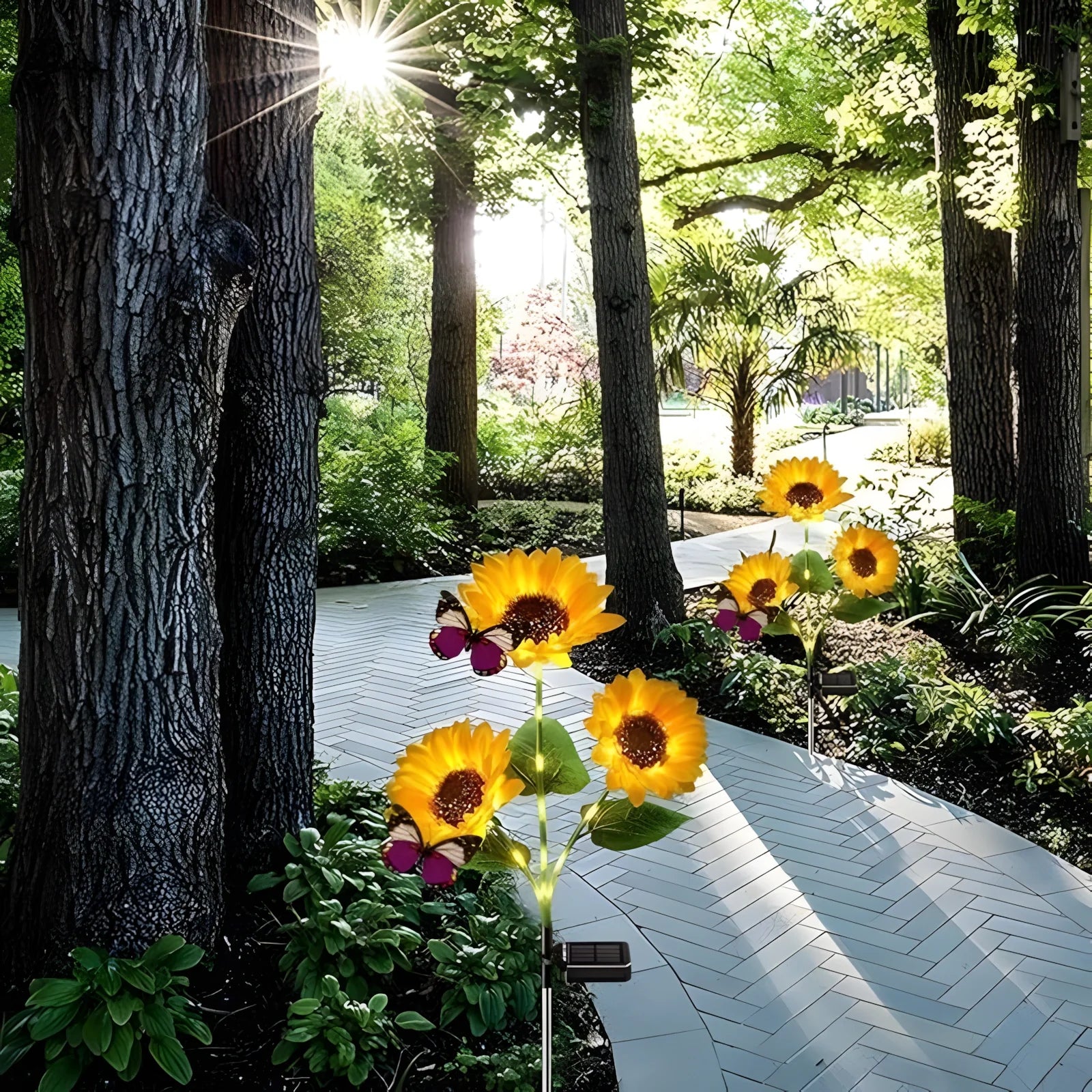 Geotict™ – Solar Sunflower LED Lights