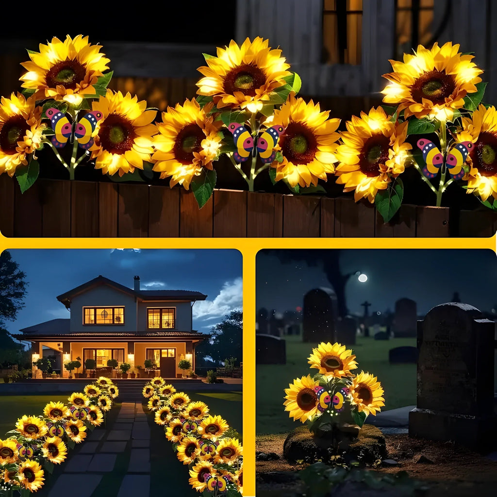 Geotict™ – Solar Sunflower LED Lights